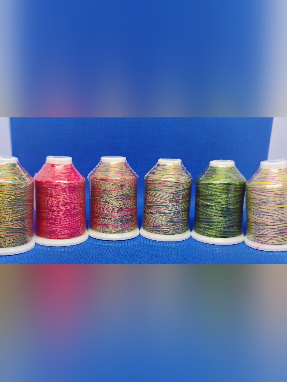 Multicolor Variegated Thread Spools - Simthread 1100yds Each